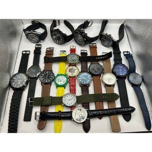 Unbranded‎ Mens Watches Lot Of 17 For Parts Or Repair D8